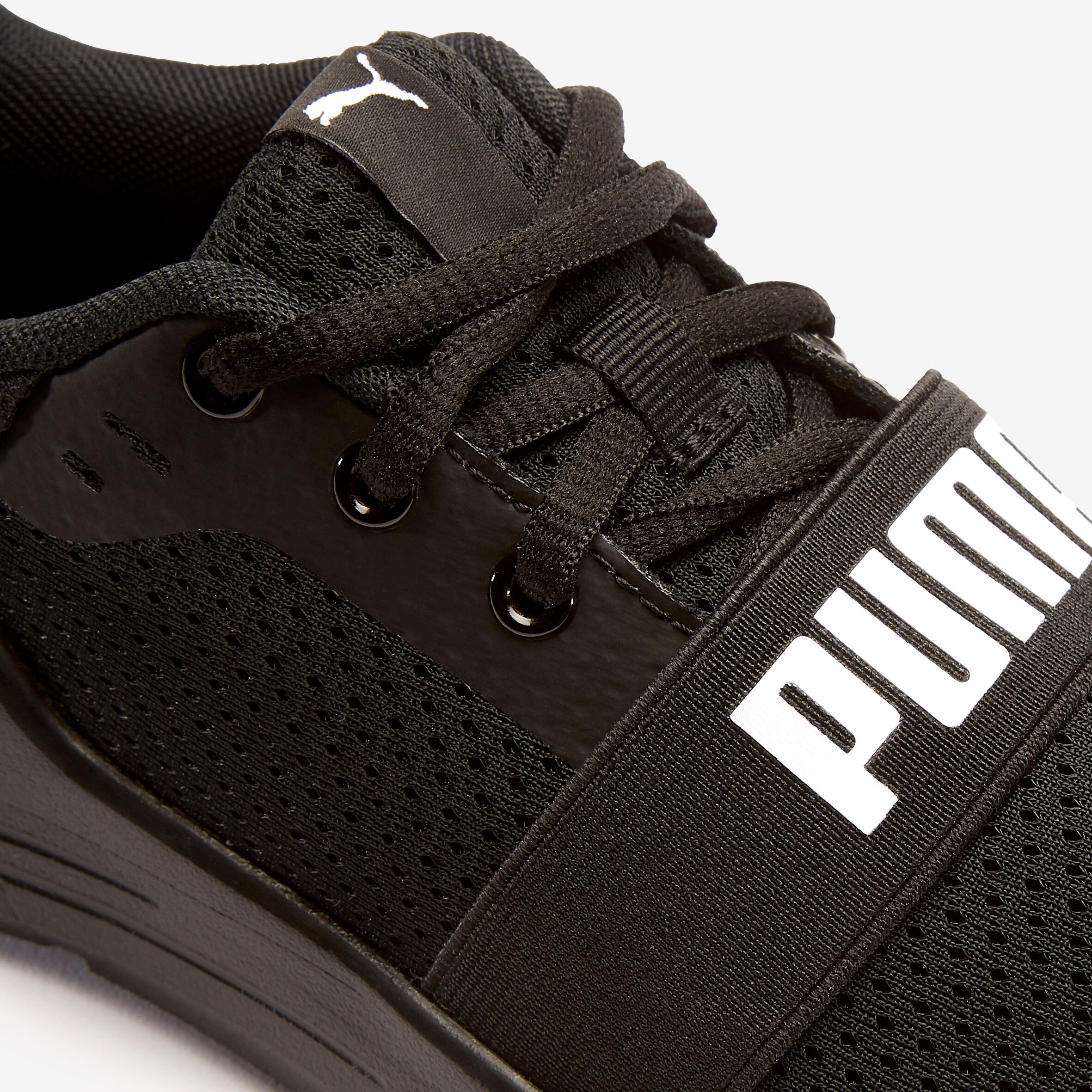PUMA Kindersneakers voor wandelen Wired zwart met veters | Decathlon