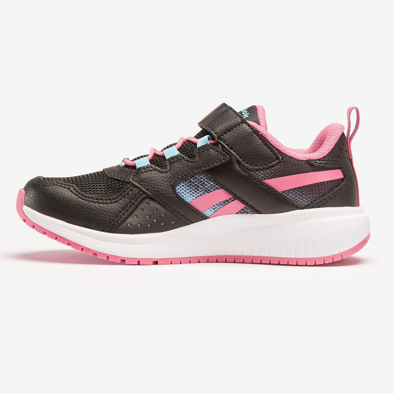 Sportschuhe Walking Klettverschluss Reebok Road Supreme Kinder schwarz/rosa