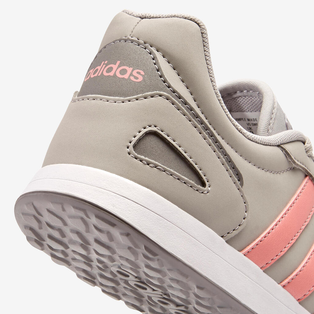 Kids' Lace-Up Trainers Switch - Grey/Pink