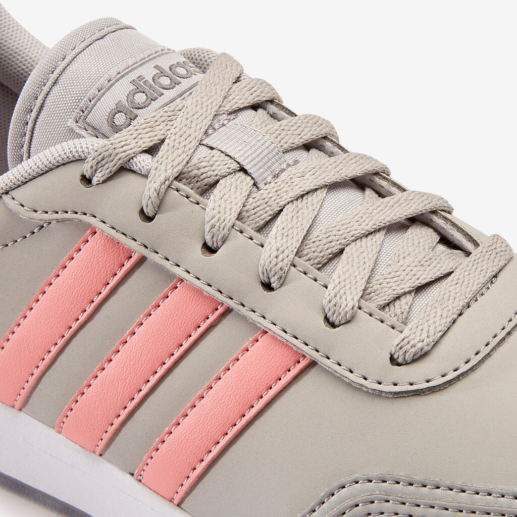 Kids' Lace-Up Trainers Switch - Grey/Pink