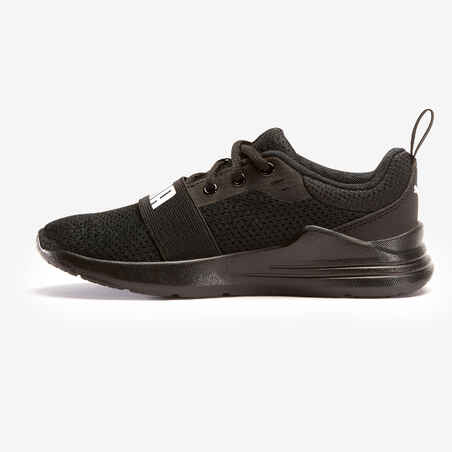 Kids' Lace-Up Trainers Wired Kid - Black