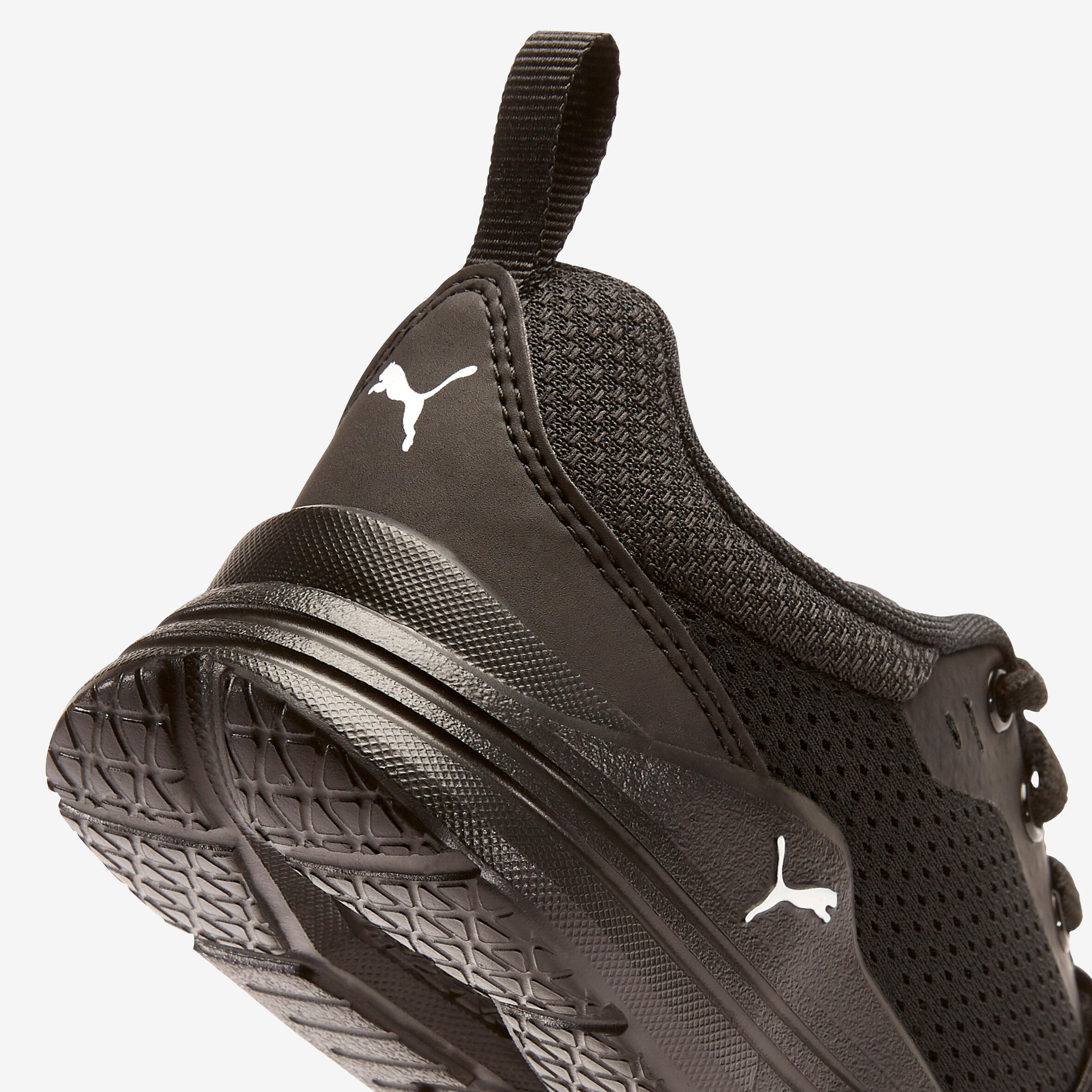 Sneakers met veters voor kinderen Wired zwart PUMA Decathlon