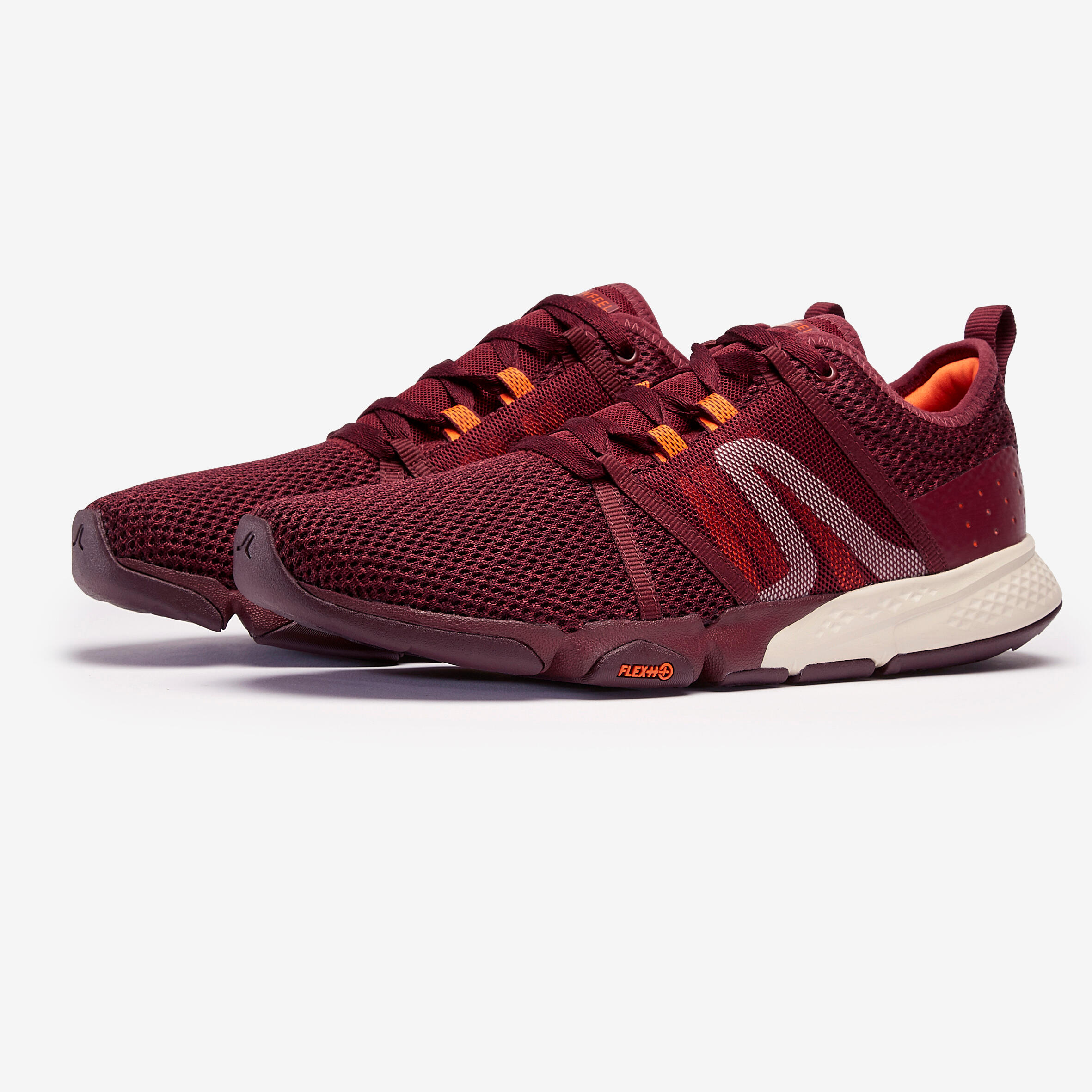 540 Flex-H+ Men's Fitness Walking Shoes PW - Burgundy 5/10