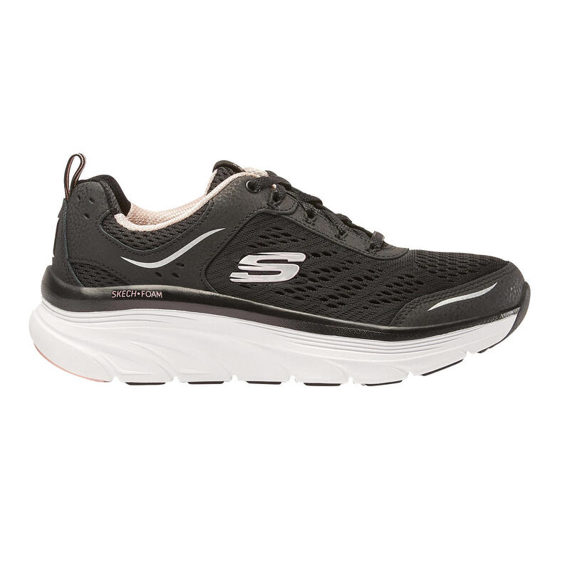 Chaussures marche sportive femme Skechers D'LUX Walker Noir