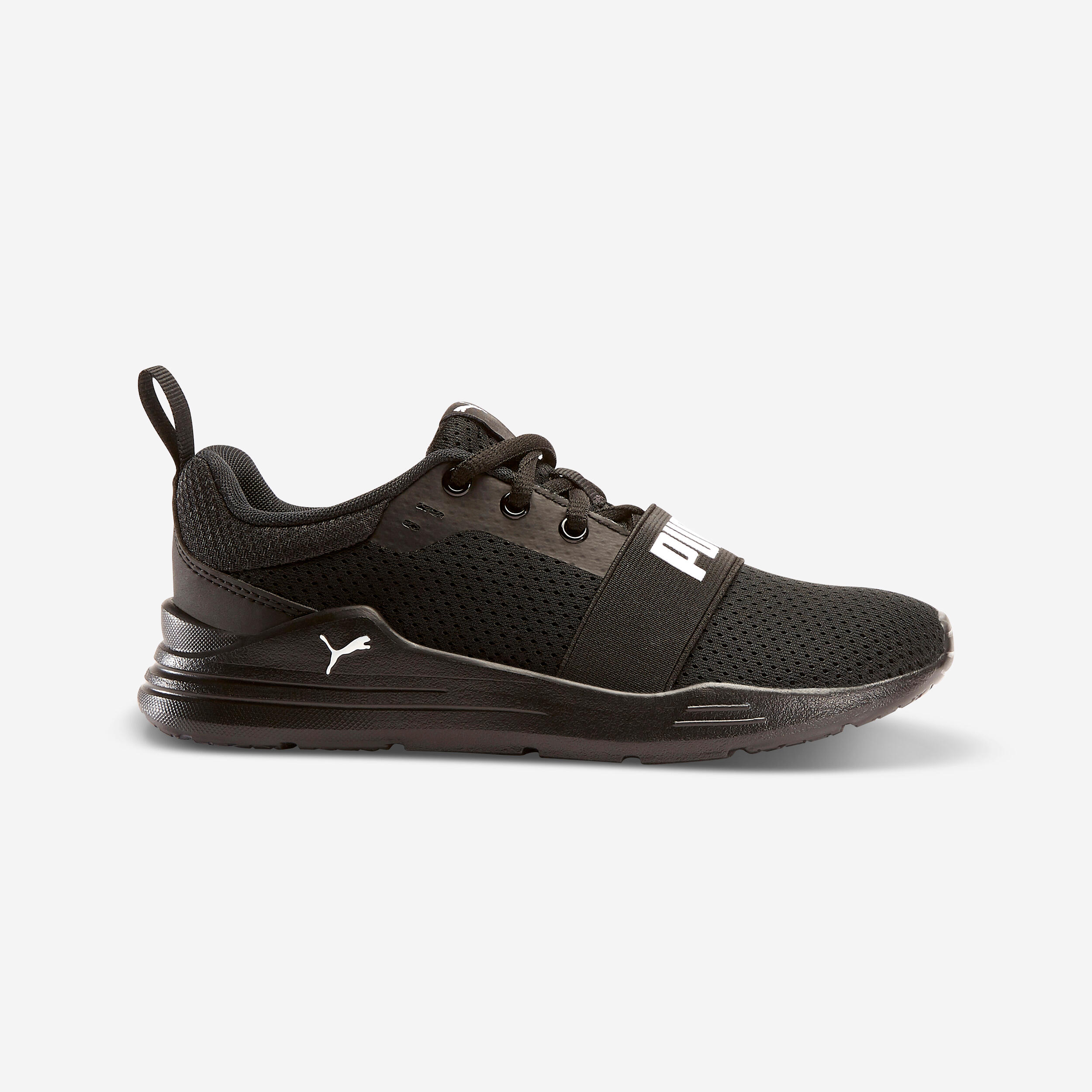 Children's lace-up sneakers - PUMA WIRED black JR