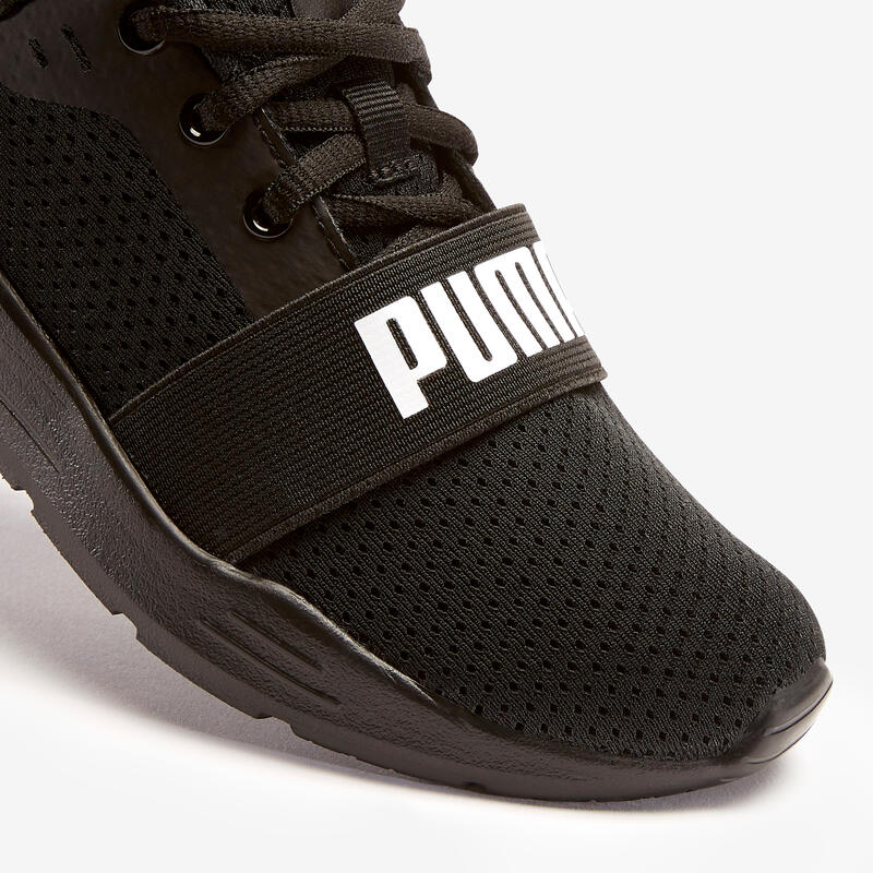 Baskets à lacets enfant - PUMA WIRED noir JR