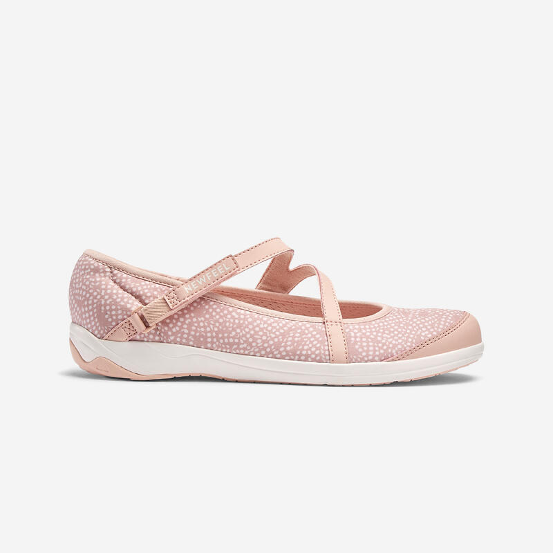 Ballerines marche active femme Baoma rose