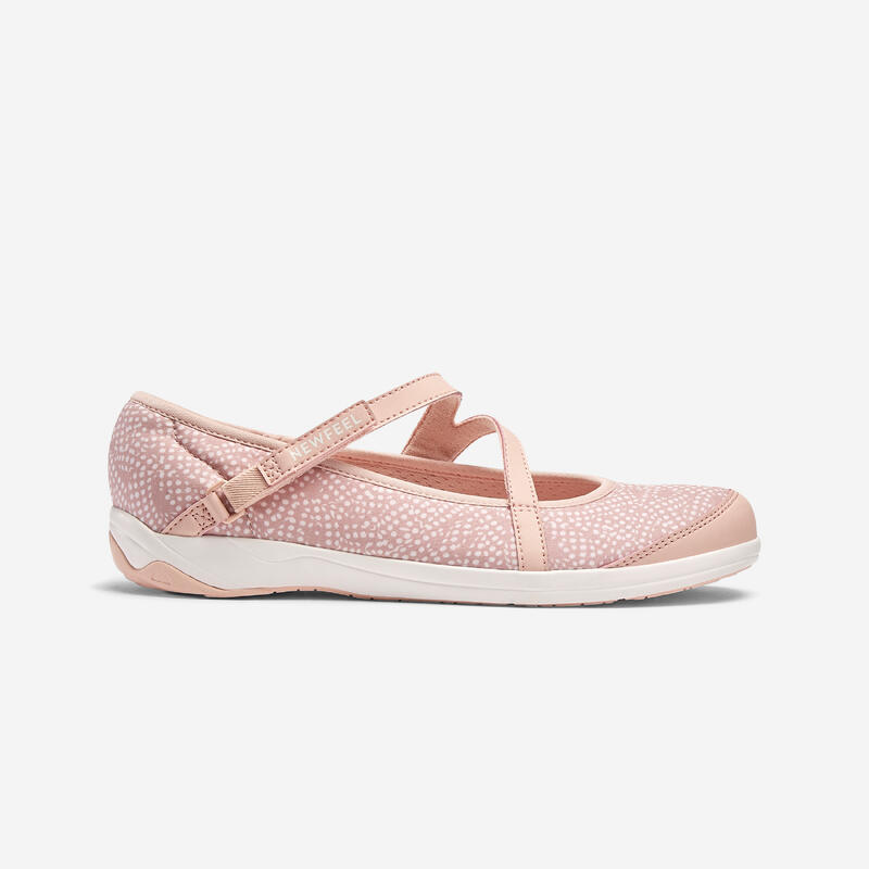 Női balerina cipő gyalogláshoz BAOMA, rózsaszín