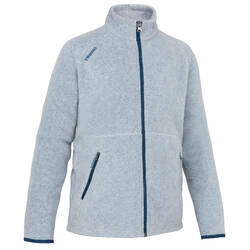 Kids warm eco-design fleece sailing jacket 100 - Grey