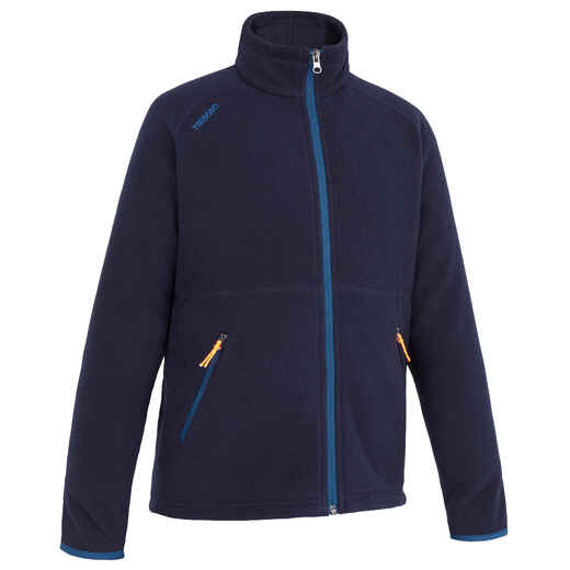 
      Kids warm fleece sailing jacket 100 - Navy blue
  