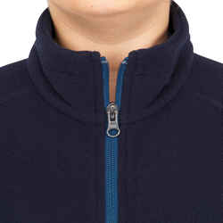 Kids warm fleece sailing jacket 100 - Navy blue