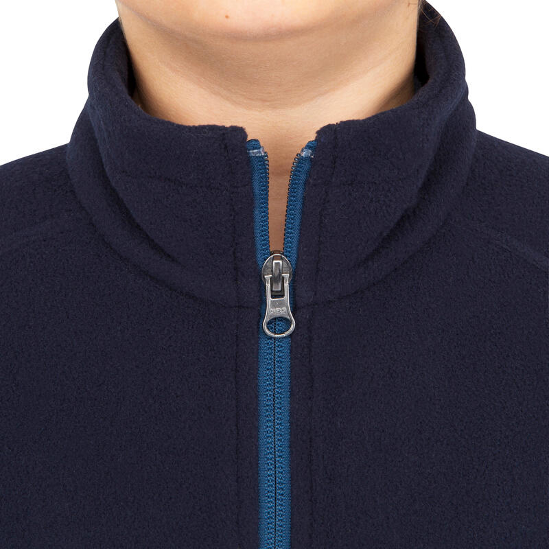 Warme fleece voor zeilen kinderen Sailing 100 marineblauw