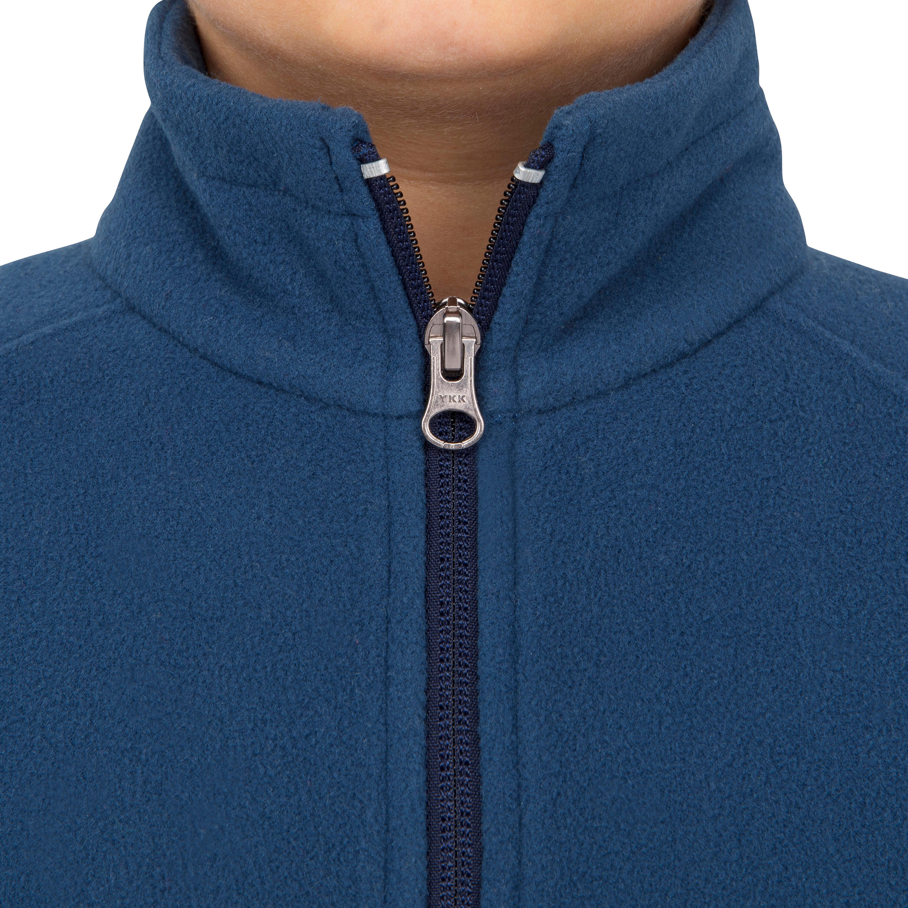 Kids warm fleece sailing jacket 100 - Ocean blue 7/10