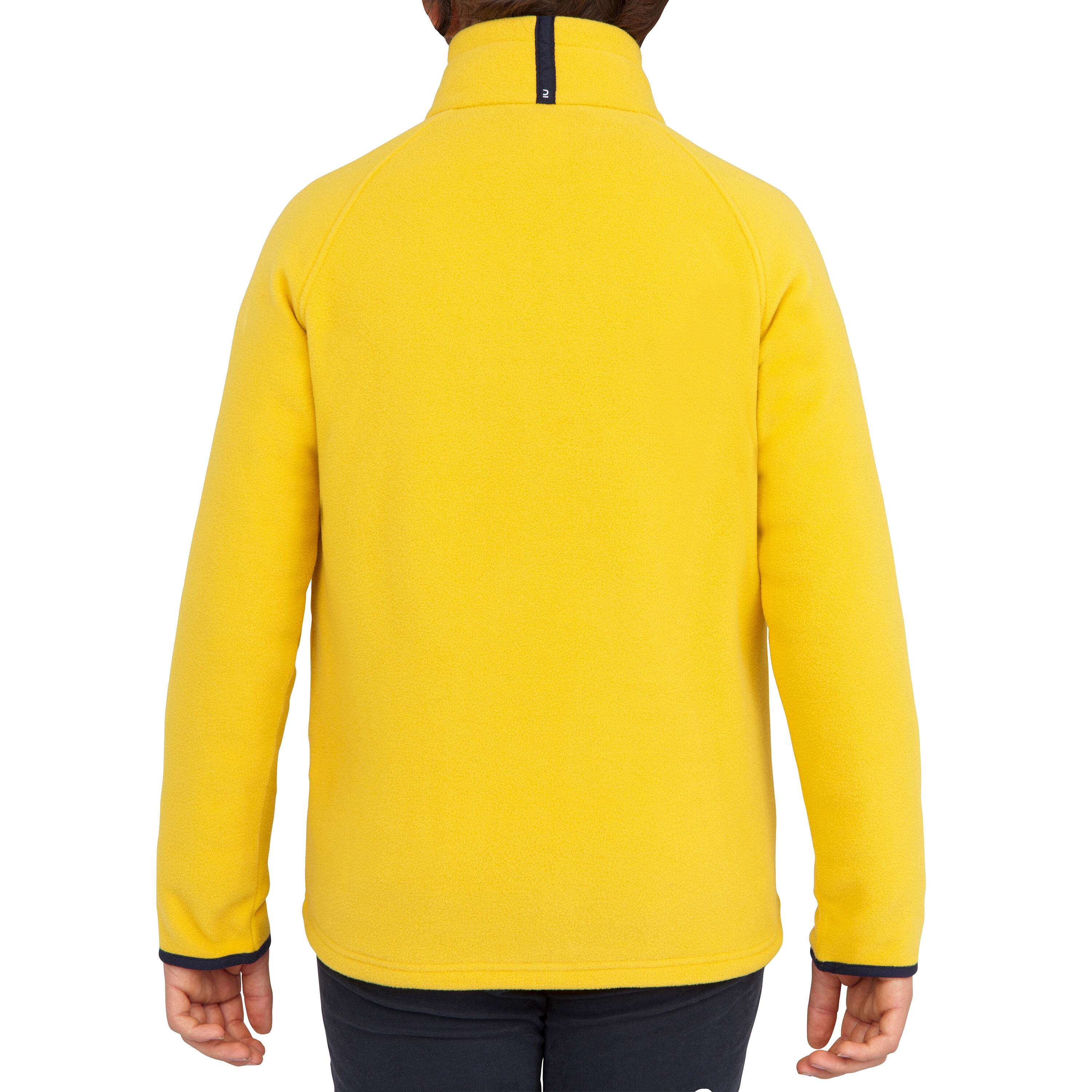 Chaqueta forro Polar Vela Sailing 100 Niños Amarillo Cálida 2/8