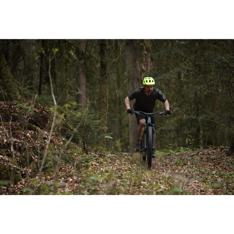 Casco bici mtb ST 500 giallo fluo