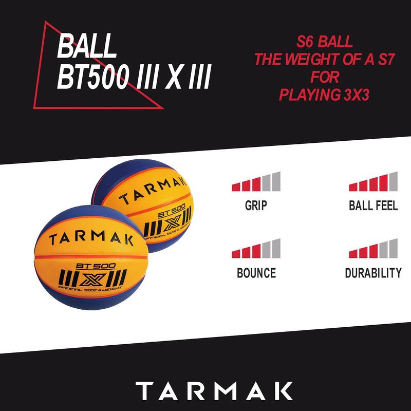 Kosárlabda 6-os méret, 3x3-as játékhoz - BT500