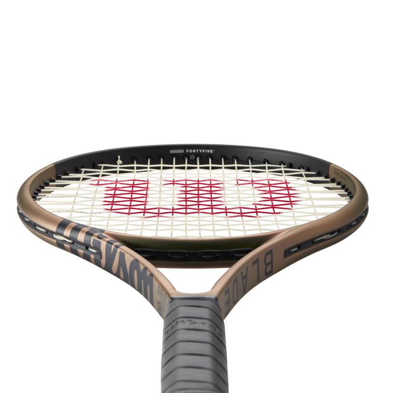Raquette de tennis Adulte BLADE 100 V8.0 Verte / Cuivre non cordée