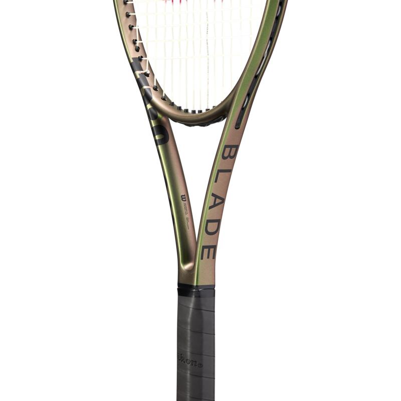 Raquette de tennis Adulte - Wilson BLADE 98 16x19 V8 Vert 305g non cordée