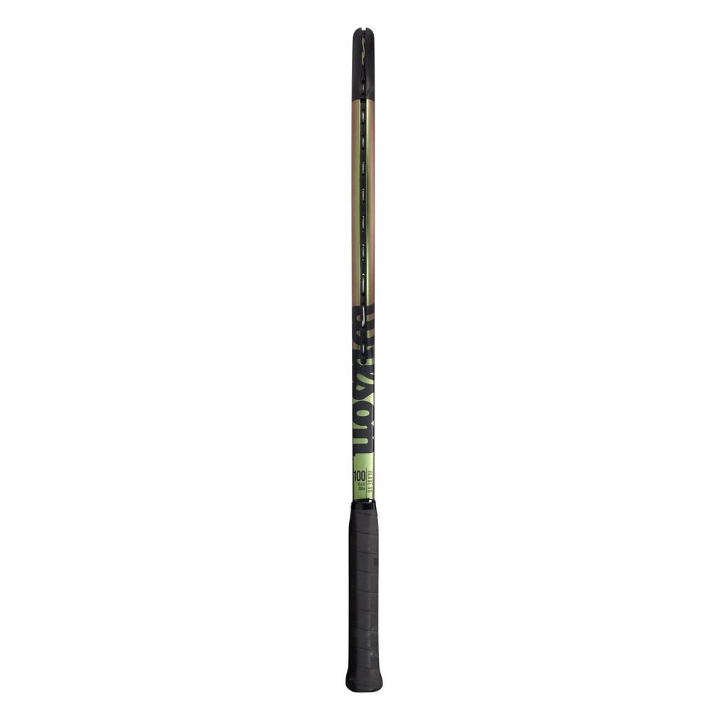 Adult Tennis Racket Blade 100 V8 300g Unstrung - Green