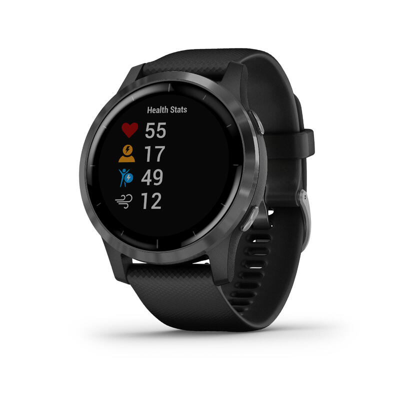 Gps-es okosóra Vivoactive 4s, fekete szürke csattal