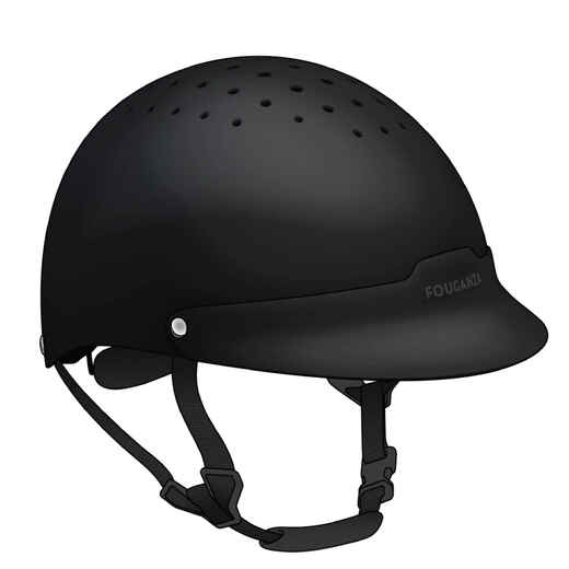 
      Adult/Kids' Horse Riding Helmet 100 - Black
  