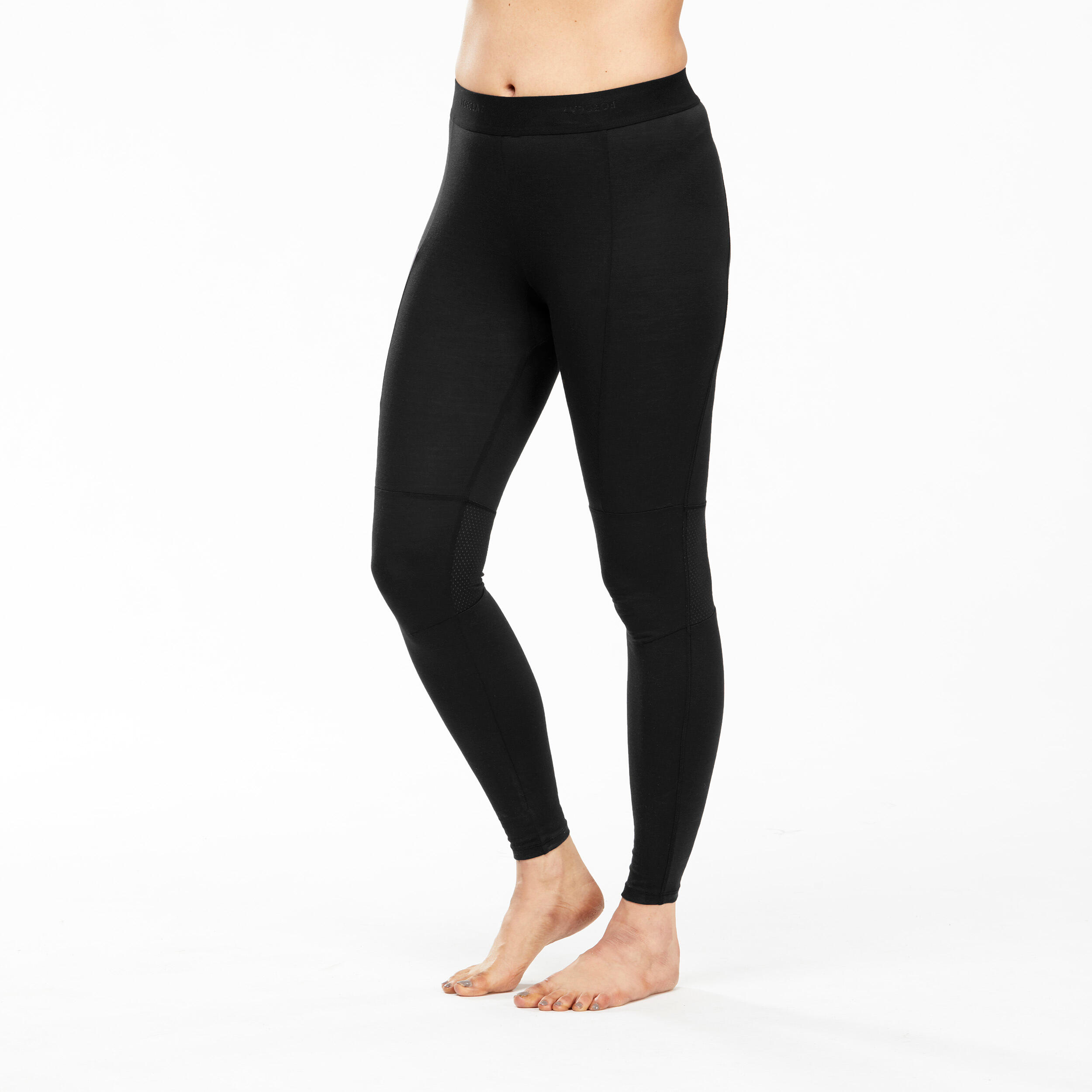 Legging en laine m rinos femme MT 500 noir