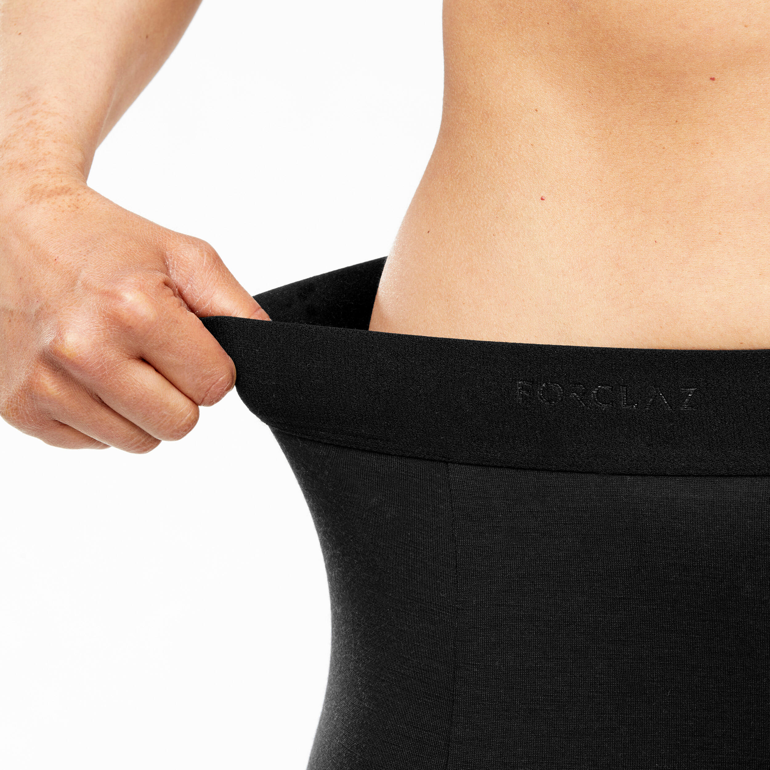 Women's Hiking Merino Briefs - MT 500 Black - Black - Forclaz - Decathlon