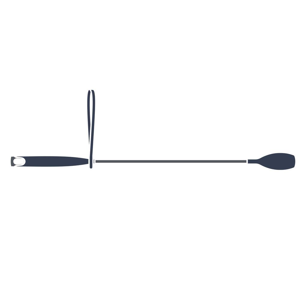 BIČ ZA JAHANJE 140 UNI 58 cm - PLAVO/SIVI