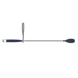 Horse Riding Crop 140 Uni 58 cm - Blue/Grey