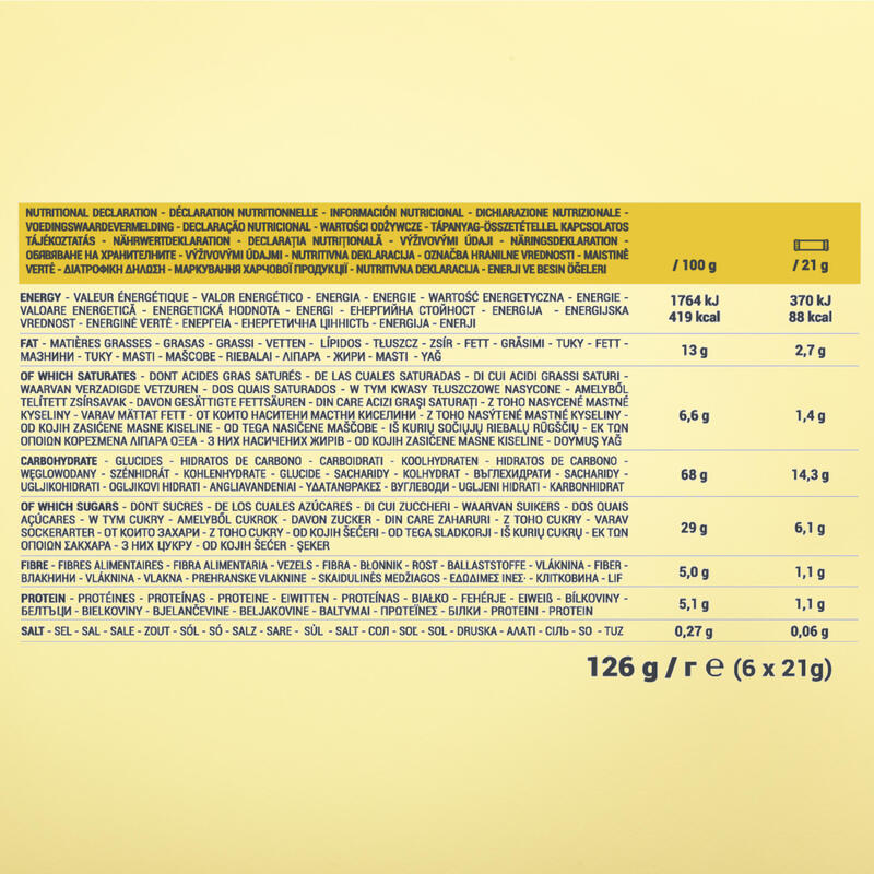 Baton energetyczny zbożowy bananowo-czekoladowy Aptonia 6X21g