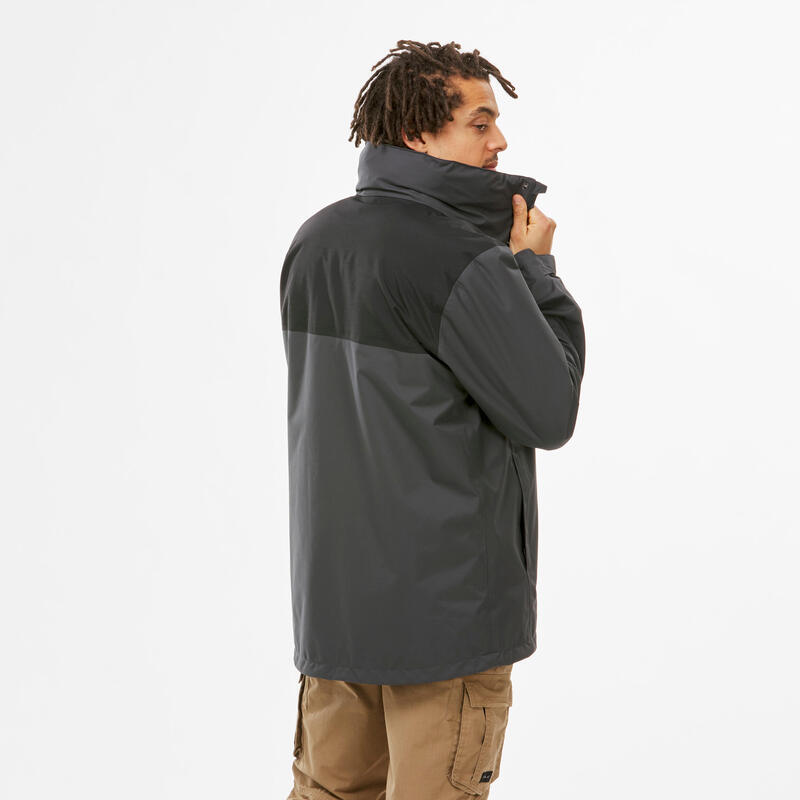 Erkek Su Geçirmez Outdoor Kar Montu/Kışlık Mont - Gri - 0 °C