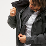 Veste 3en1 imperm able de trek voyage TRAVEL 100 0 C grise
