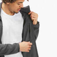 Men’s 3in1 waterproof hiking jacket 0°C NH100 - Grey