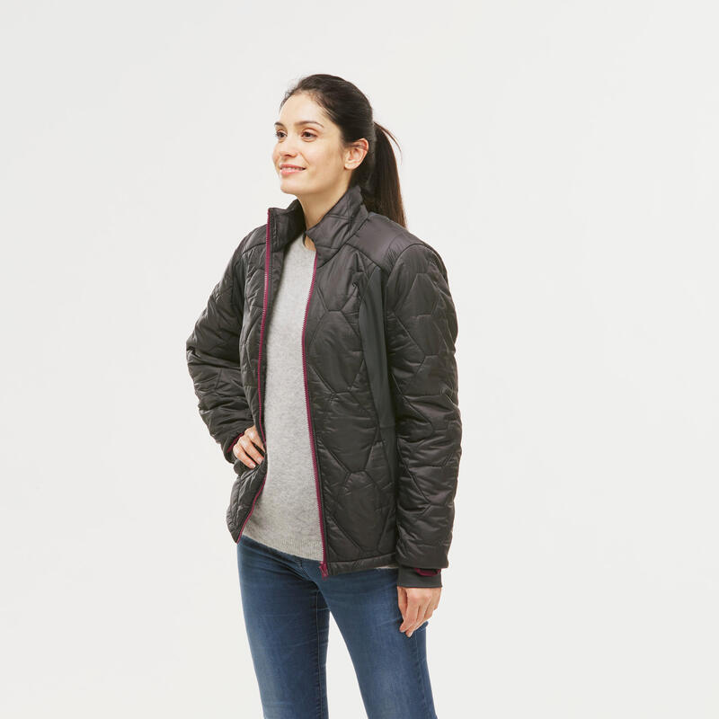 Veste 3en1 imperméable de trek voyage - Travel 500 -8 °C - Femme