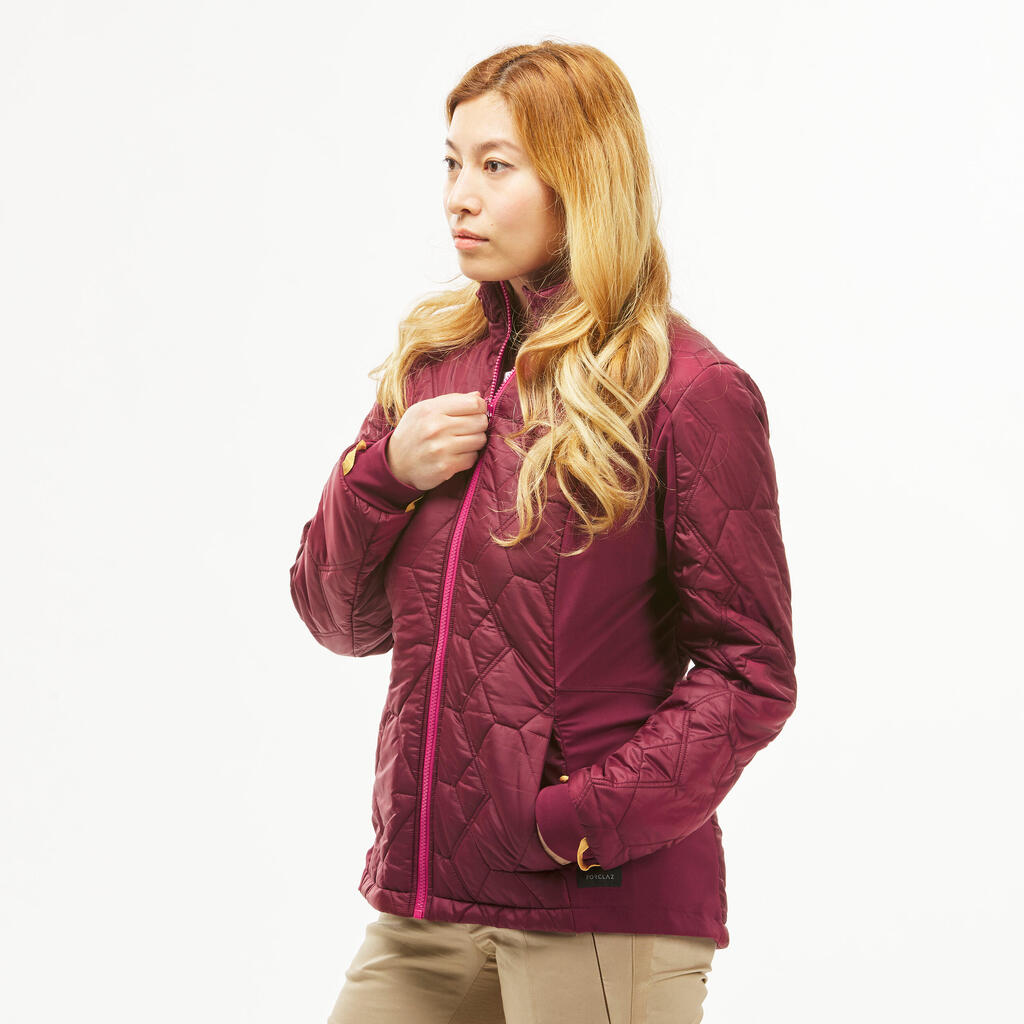 CHAQUETA 3EN1 IMPERMEABLE DE SENDERISMO MUJER SH500 MOUNTAIN -10 °C 