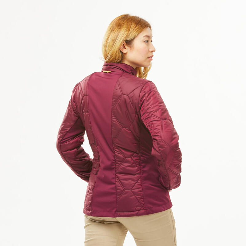 3-in-1-Jacke Damen bis -10 °C wasserdicht Winterwandern - SH500 Mountain 