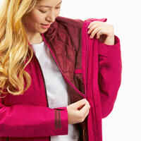 Women’s hiking 3-in-1 waterproof jacket SH500 Mountain - 10°C