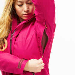 Women's Travel Trekking Waterproof 3-in-1 Jacket Travel 500 -8°C