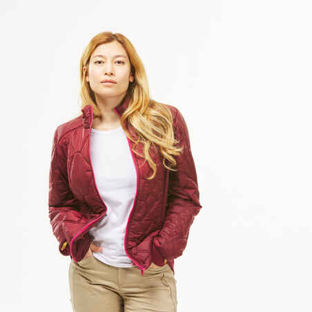 Women’s hiking 3-in-1 waterproof jacket SH500 Mountain - 10°C