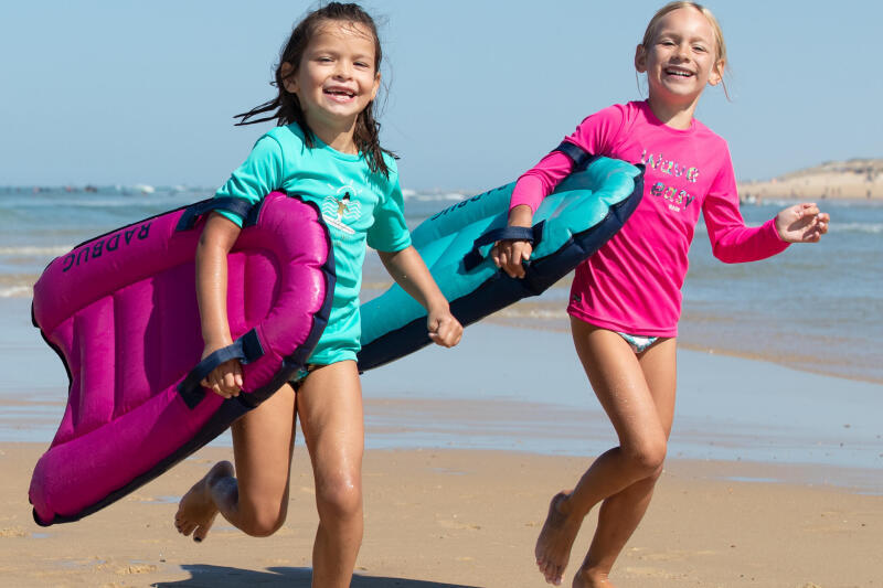 Koszulka UV surfingowa dla dzieci Olaian Water T-shirt długi rękaw