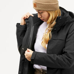 Women Travel Waterproof 3-in-1 jacket - Travel 100 0° - Navy