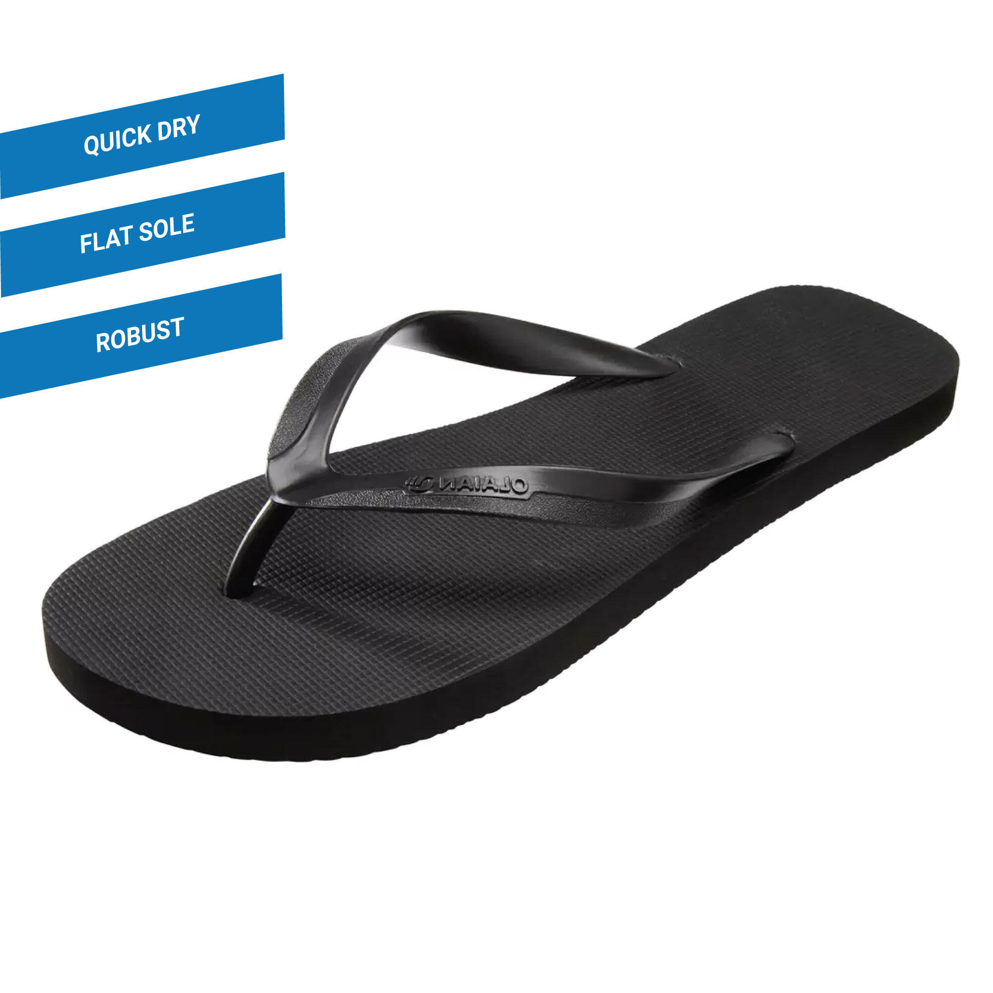 Men Slippers or Flip Flops 50 Black
