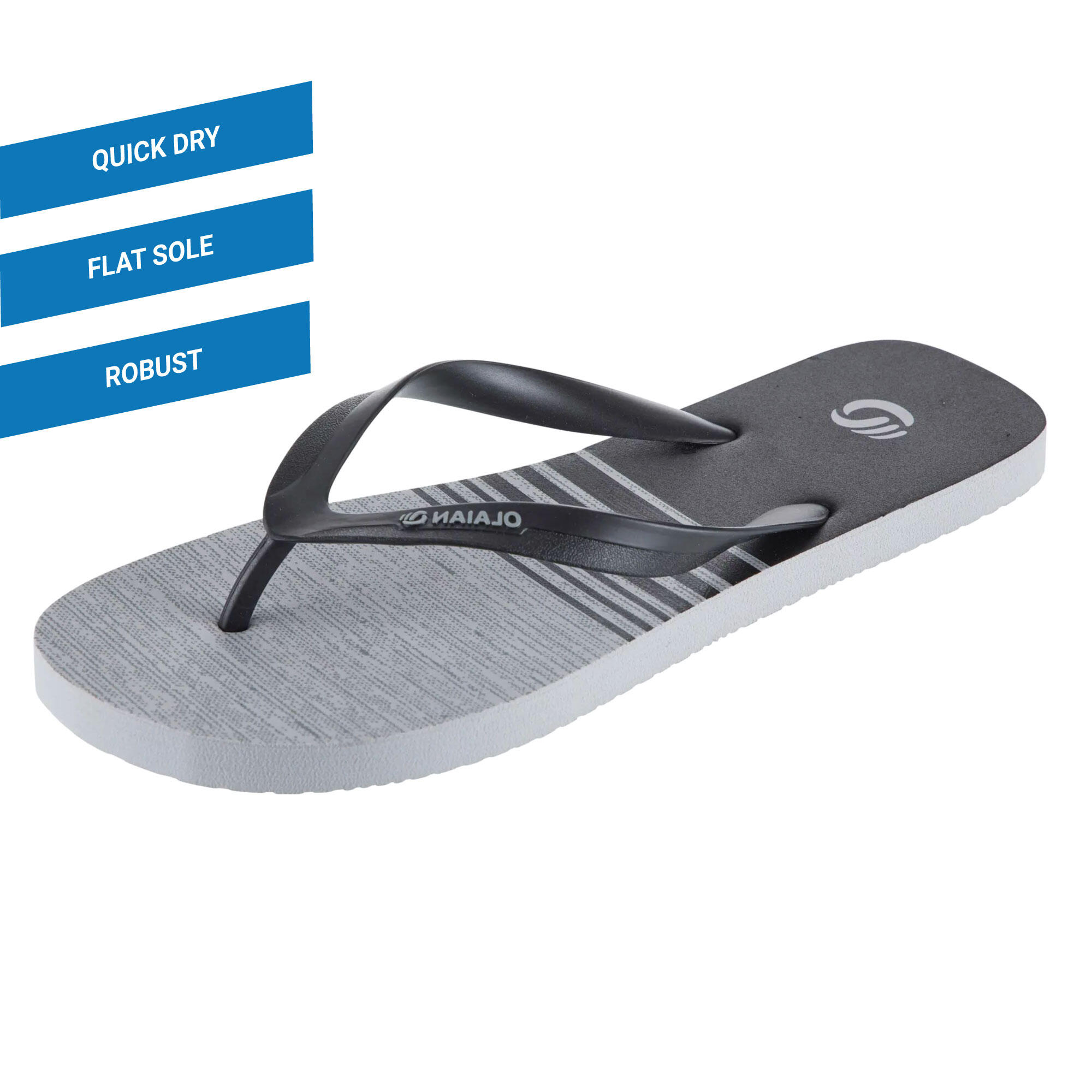 Men Flip Flops 120 Black Tram