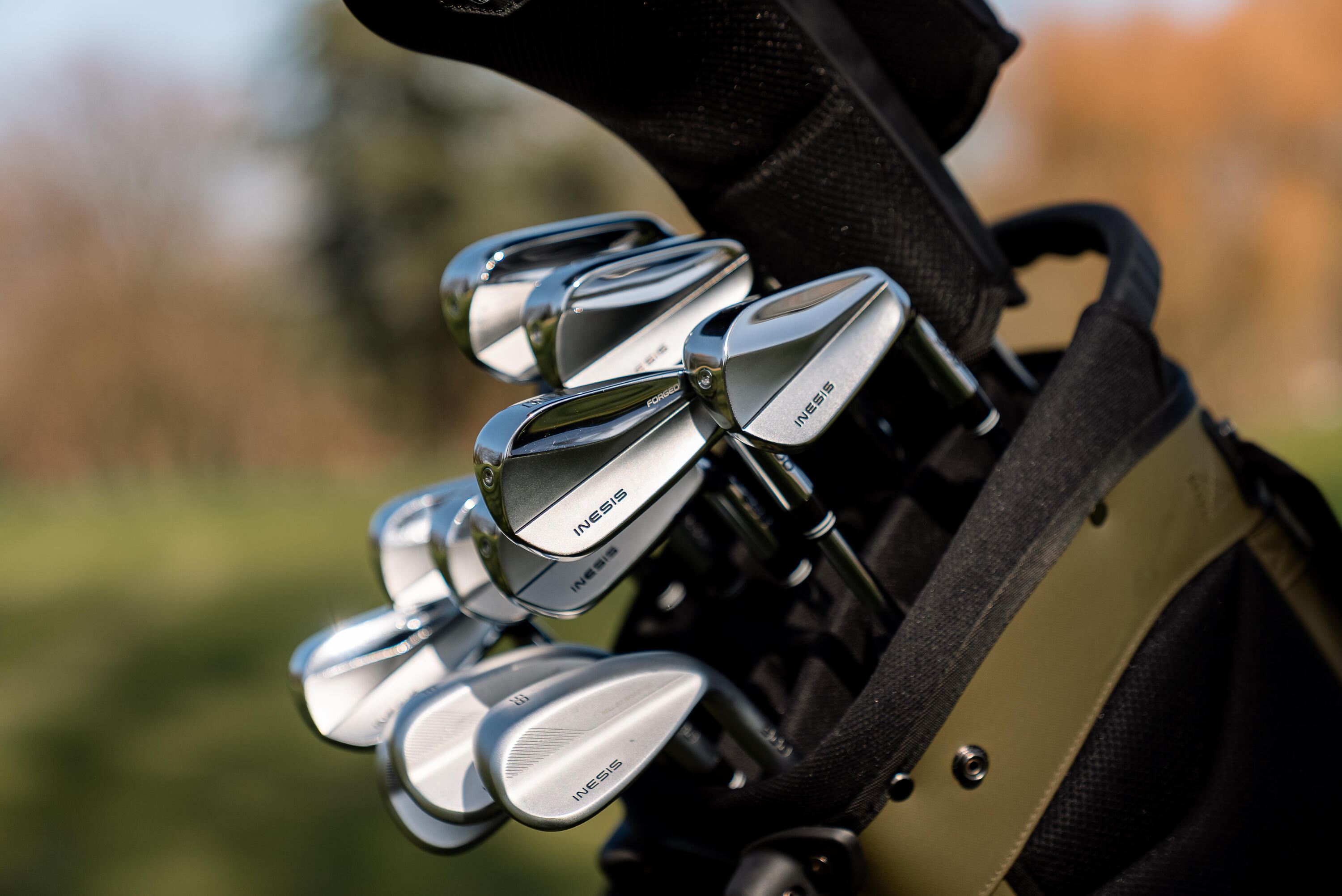 Série fers golf droitier taille 2 VITESSE MOYENNE / REGULAR acier, 900 8/12