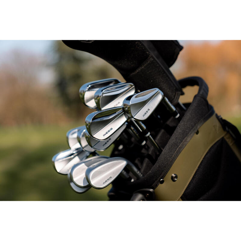 Set crose de fier golf INESIS 900 COMBO dreptaci oțel mărimea 1 viteză medie