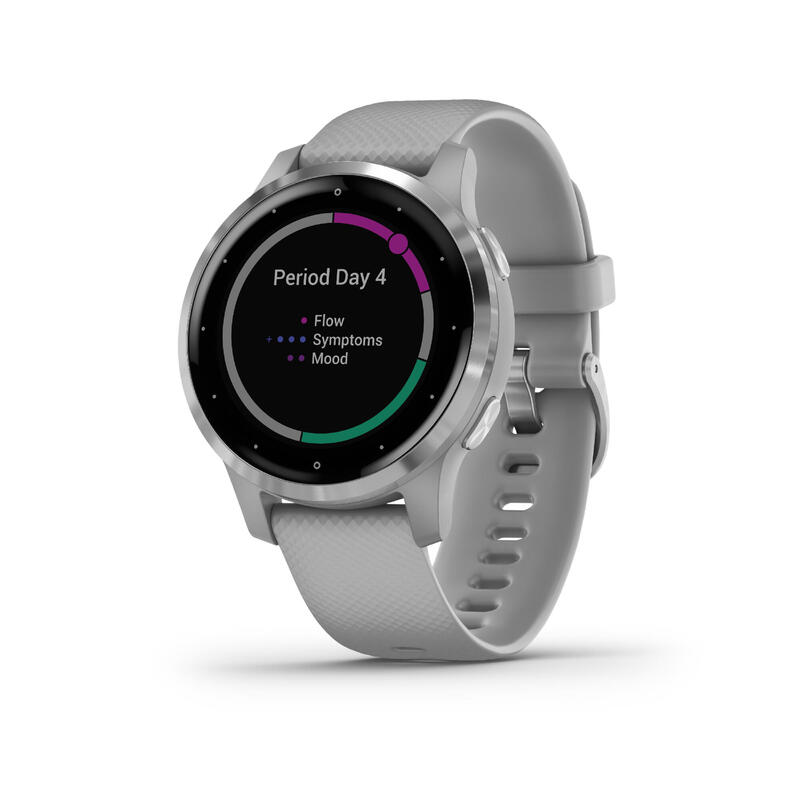 Gps-es okosóra Vivoactive 4s púder, szürke, ezüst csattal