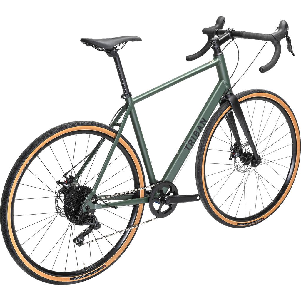 Rennrad Gravelbike Triban GRVL 120 Herren