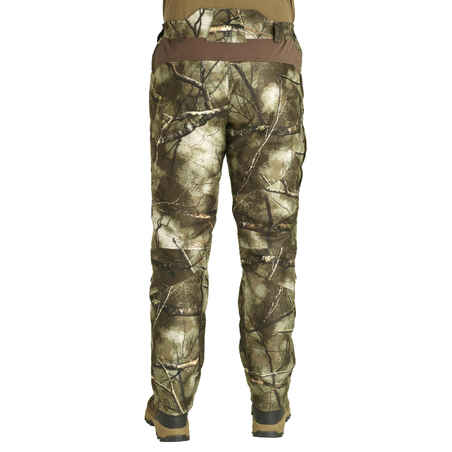 POST HUNTING WARM WATERPROOF TROUSERS 500 TREEMETIC