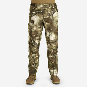 Pantalón De Caza Hombre Solognac 500 Camuflaje Treemetic Cálido Impermeable