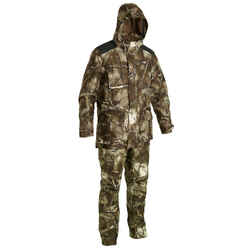 POST HUNTING WARM WATERPROOF TROUSERS 500 TREEMETIC